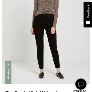 Frank and Oak Stevie High waisted Jeans